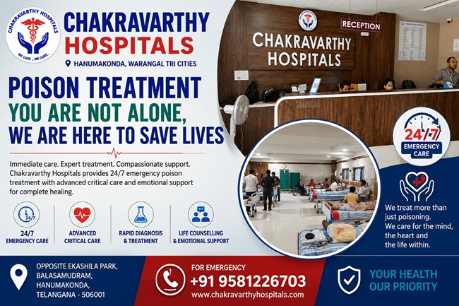 Best Poison Treatment Hospital in Hanumakonda and Warangal Tri Cities